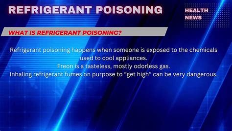 Refrigerant poisoning: Causes, symptoms, and treatment